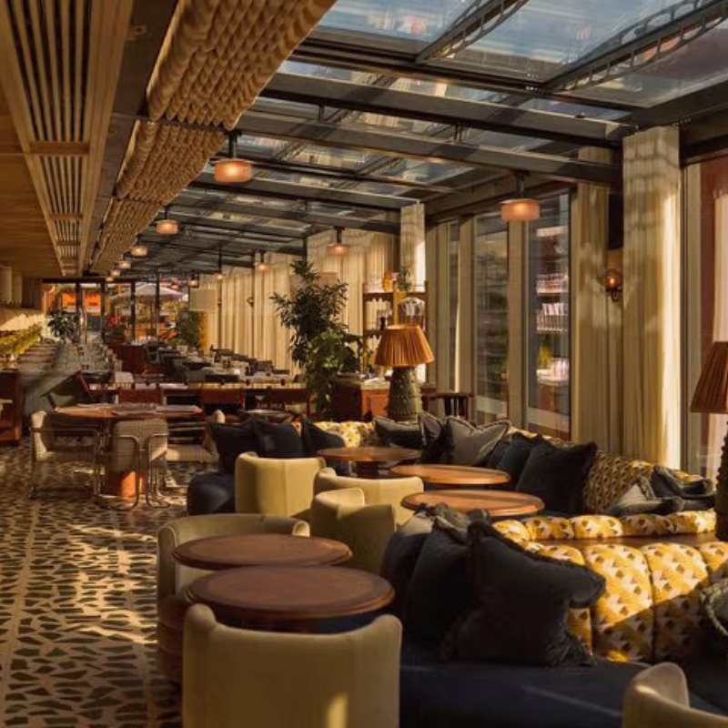 Soho House Manchester lounge area