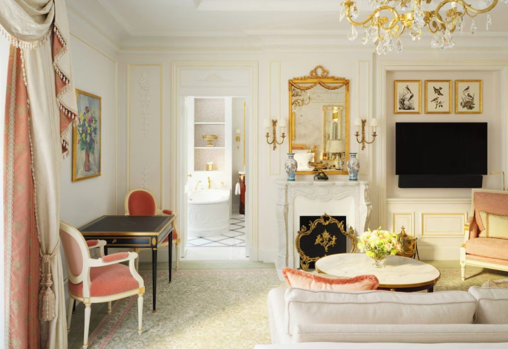 the ritz london living area